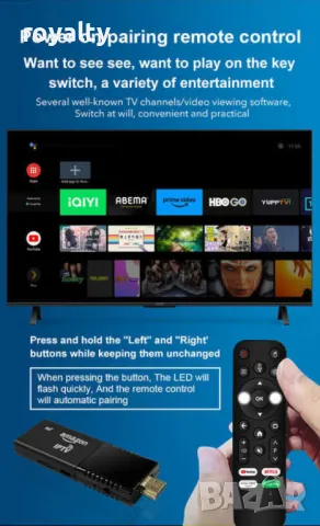 Fire TV Stick 4K – Превърнете телевизора си в смарт устройство, снимка 4 - Части и Платки - 49111904