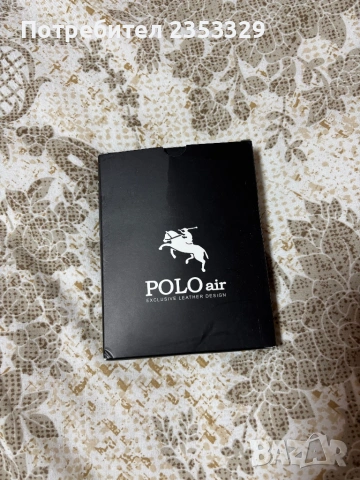 Нов мъжки портфейл Polo Air - кожен, в кутия, снимка 10 - Портфейли, портмонета - 51647071