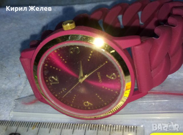 ORIFLAME QUARTZ МАРКОВ ФЕШЪН АРТ МОДЕЛ КВАРЦОВ ЧАСОВНИК ОРИФЛЕЙМ СИЛИКОНОВА КАИШКА - РАБОТЕЩ 26537, снимка 6 - Дамски - 42143375