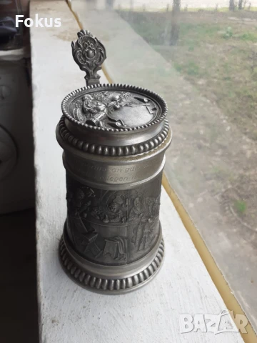 Страхотна стара немска колекционерска халба за бира