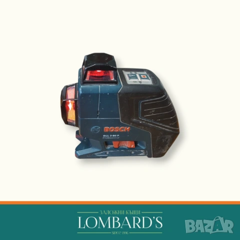 Лазерен нивелир Bosch GLL 3-80 P 