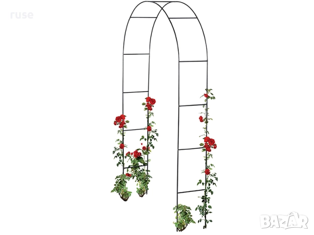 НОВА! Арка за рози 260 х 38 х 133 см, снимка 4 - Градински мебели, декорация  - 52399468