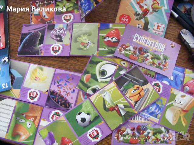 Свежите супер герои на Кауфланд стикери, снимка 2 - Колекции - 39199551