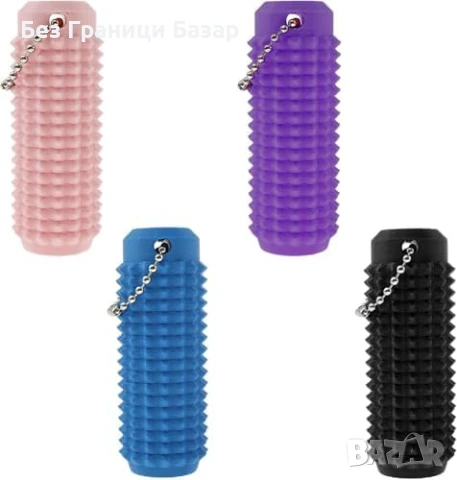 Нови 4 броя Антистрес фиджет ключодържател за стрес, тревожност и фокус