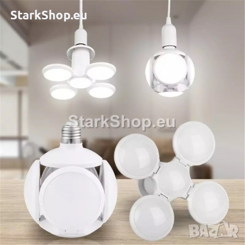 Сгъваема LED крушка във формата на топка, снимка 4 - Крушки - 36272195