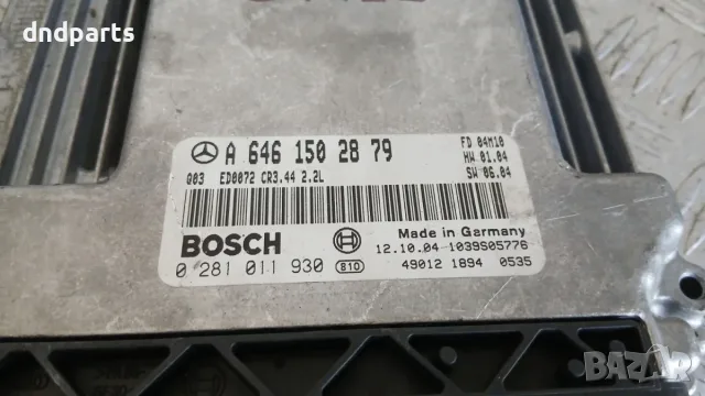 Компютър Mercedes C220 CDI W203 2004 A6461502879 0281011930 Mercedes-Benz C-Class 203 (W/S/CL), снимка 2 - Части - 56170213