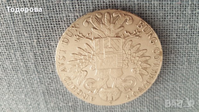 1 Thaler 1780 Austria- Maria Theresia- S.F., снимка 2 - Нумизматика и бонистика - 33911063