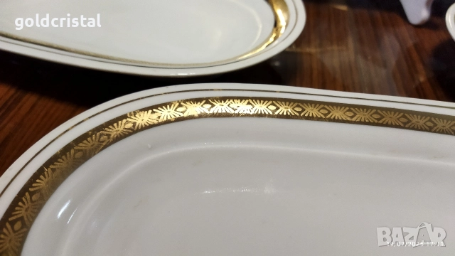 стар български порцелан чинии елипси, снимка 11 - Антикварни и старинни предмети - 34571221