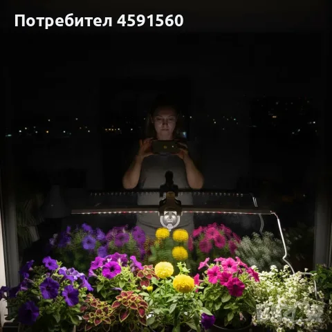 Универсална LED лампа за растения SUNLIGHT 25W PRO 1.0  , снимка 6 - Лед осветление - 56129281