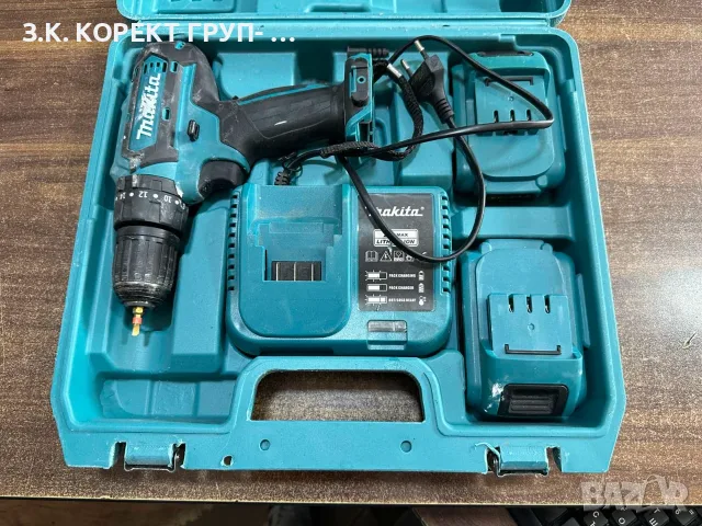 Винтоверт Makita – комплект с 2 батерии и зарядно