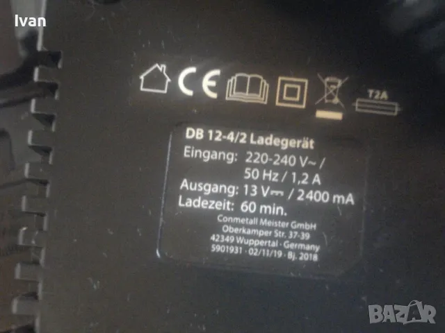 Li-ion 12V DuroPro DB12-4 НОВ НЕМСКИ ОРИГИНАЛЕН ВИНТОВЕРТ БОДИ С КУФАР И ЗАРЯДНО БЕЗ БАТЕРИЯ , снимка 17 - Винтоверти - 49703309