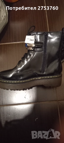 ботуши черни нови, снимка 3 - Дамски боти - 51965820
