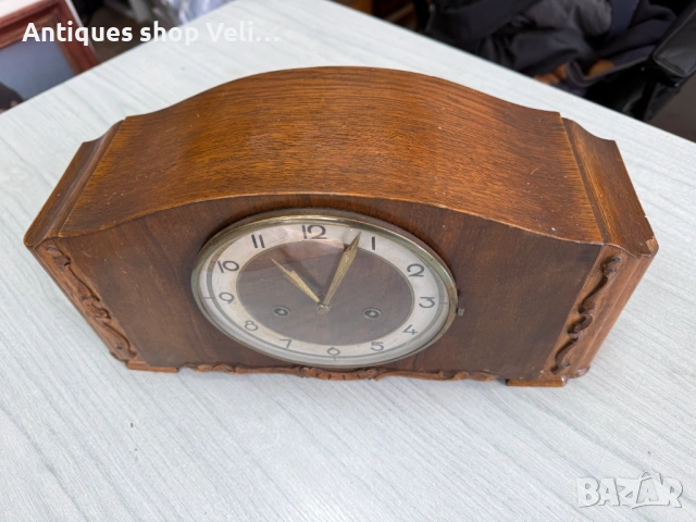 Каминен часовник Junghans №7978 , снимка 2 - Антикварни и старинни предмети - 53873051