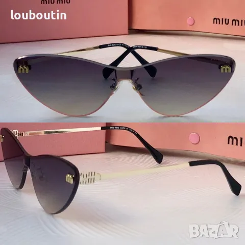 Miu 2024 дамски слънчеви очила котка 3 цвята, снимка 3 - Слънчеви и диоптрични очила - 48008780