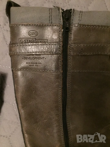 G-star оригинални дамски ботуши от естествена кожа Uk5/38, снимка 5 - Дамски ботуши - 53247555