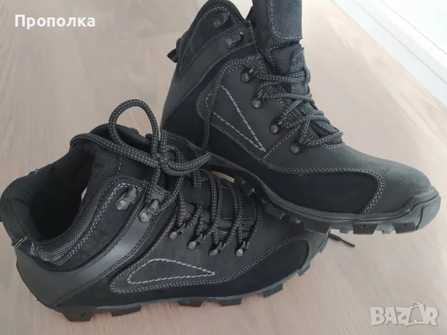 Мъжки боти , уникални, естествена кожа, шити и лепени,  №44 стелка 285мм 