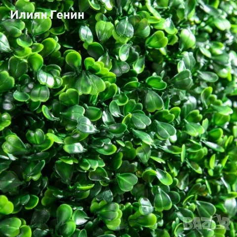 HOMCOM Комплект от 2 чемширови топки, изкуствени растения, стайни растения , снимка 7 - Други - 52488402