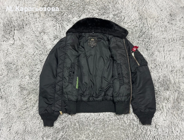 Мъжко Alpha Industries B-15 flight jacket, Размер М, снимка 4 - Якета - 52861123