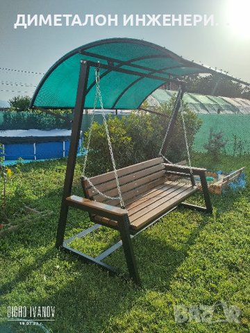 градинска люлка - пейка , снимка 2 - Градински мебели, декорация  - 41607718