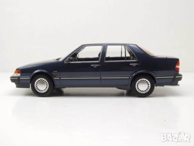 Saab 9000 CD Turbo 1990 - мащаб 1:18 на Triple9 моделът е нов в кутия, снимка 3 - Колекции - 51025620