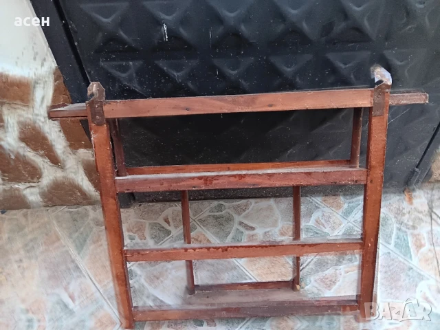 стара етажерка, снимка 5 - Антикварни и старинни предмети - 50926228