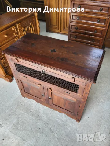 Старинен ТВ шкаф, снимка 10 - Шкафове - 47676022