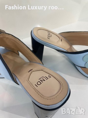 Дамски чехли с ток, снимка 4 - Дамски обувки на ток - 41663903