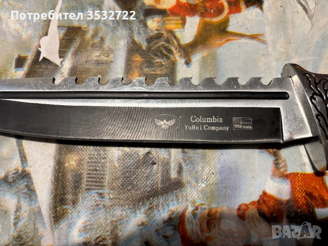 Декоративен нож Columbia , снимка 4 - Ножове - 51551149