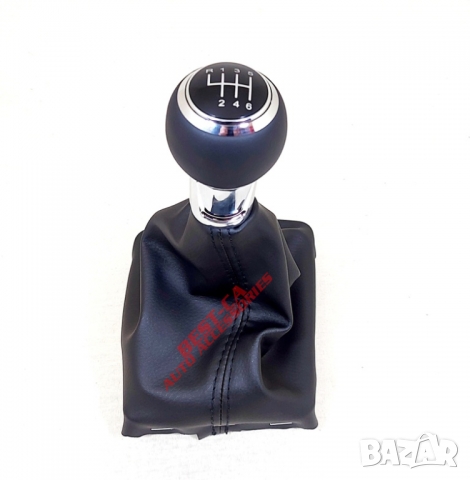 Топка скоростен лост с маншон за Audi A3 8P / Ауди А3 8П 2003 - 2013 6 скорости, снимка 4 - Аксесоари и консумативи - 36076556