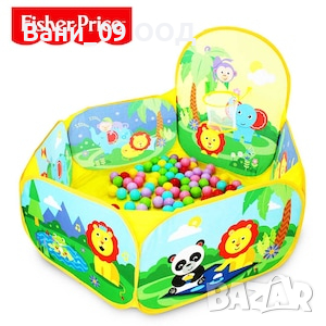 Fisher Price Детски басейн с 25 цветни топчета