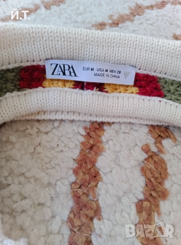 Ефектна плетена рокля ZARA !НОВА!, снимка 3 - Рокли - 52109669