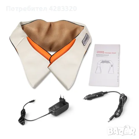 Шиацу масажор за врат и гръб, снимка 11 - Масажори - 49146361