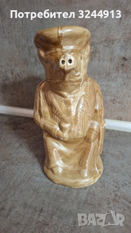 Ретро порцеланова кана ,,Прасе", снимка 3 - Сервизи - 53647024