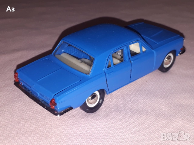 Руски соц модел на метална Волга ГАЗ-24 A14 1:43 Сделано в СССР USSR, снимка 4 - Колекции - 53657889