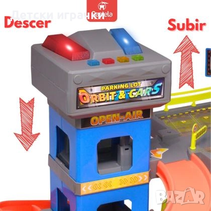 Паркинг гараж със 7 етажа с асансьор, със звук и осветление , снимка 7 - Коли, камиони, мотори, писти - 52827786