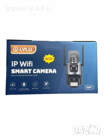 6 Mpx. Двойна вътрешна/външна WIFI камера за наблюдение, снимка 1