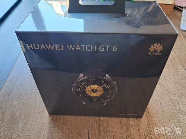 ЧИСТО НОВ Смарт часовник Huawei Watch GT 6 46 mm. Black Stainless Steel (Неразопакован)