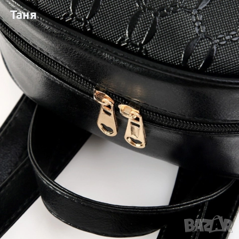 Комплект раница и 3 чантички / Цвят: Черен, снимка 11 - Чанти - 52390215