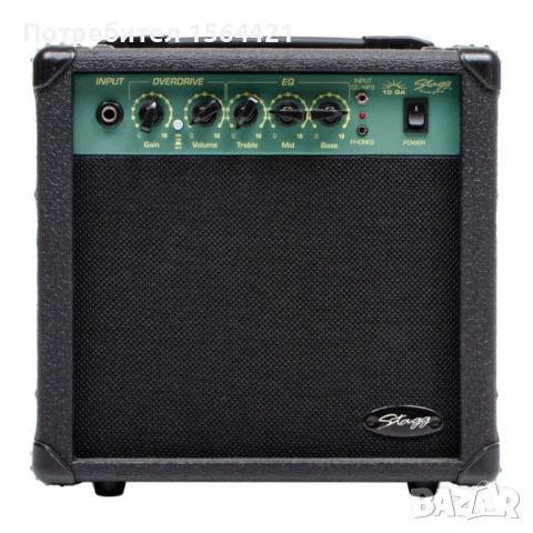 Усилвател STAGG 10GA, музикално кубе за китара