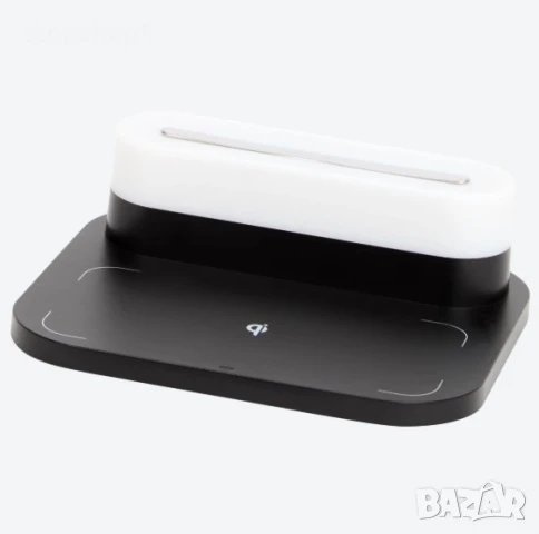 Безжично зарядно устройство с лампа за презареждане 15 вата | Различни цветове, снимка 5 - Безжични зарядни - 50736393