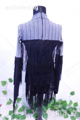 Детска рокля за спортни танци с ресни, снимка 5 - Детски рокли и поли - 39048380