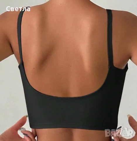 РАЗПРОДАЖБА-Нови, 3 бр. Бюстие/Топ, р-р L.€ 12/бр. 1-Бял и Черен,DAZY,етикети; 2.Бял,SHEIN. Общо €30, снимка 5 - Корсети, бюстиета, топове - 55825463