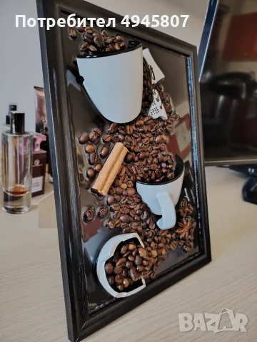 3D картина "Morning checklist ✓COFFEE, снимка 4 - Картини - 56072467