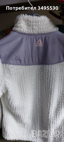 Поларен суитчър  на Reebok  за момиче, снимка 2 - Детски пуловери и жилетки - 40754231