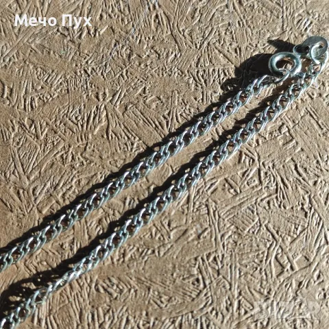 Сребърна гривна (290), снимка 4 - Гривни - 47647978