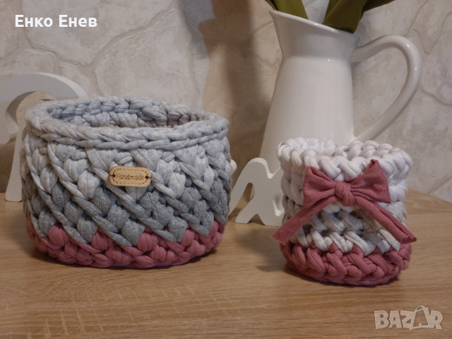 Изработка на ръчно плетени изделия, снимка 3 - Декорация за дома - 36484211