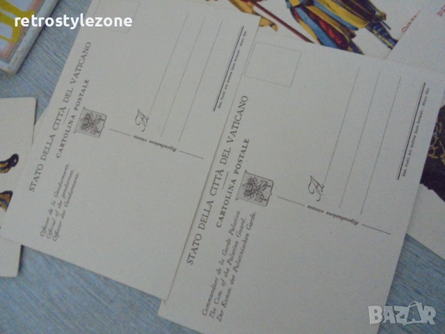 № 8529 Колекционерски комплект картички „Corpi Armati Pontifici“  , снимка 4 - Други ценни предмети - 53851532