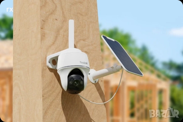 Reolink Go PT Plus 4G камера със соларен панел комплект