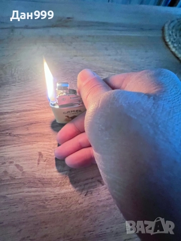Винтидж бензинова запалка CAMEL, снимка 6 - Запалки - 53131381