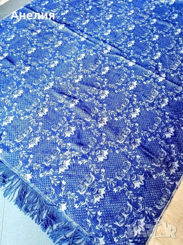 Вълнено двулицево покривало за легло , снимка 6 - Покривки за легло - 52747333